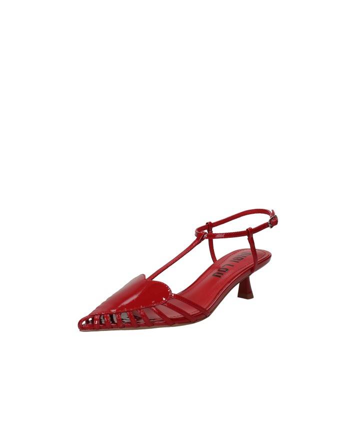 Bibi Lou 678z21vk.r Décolleté slingback in vernice Rosso