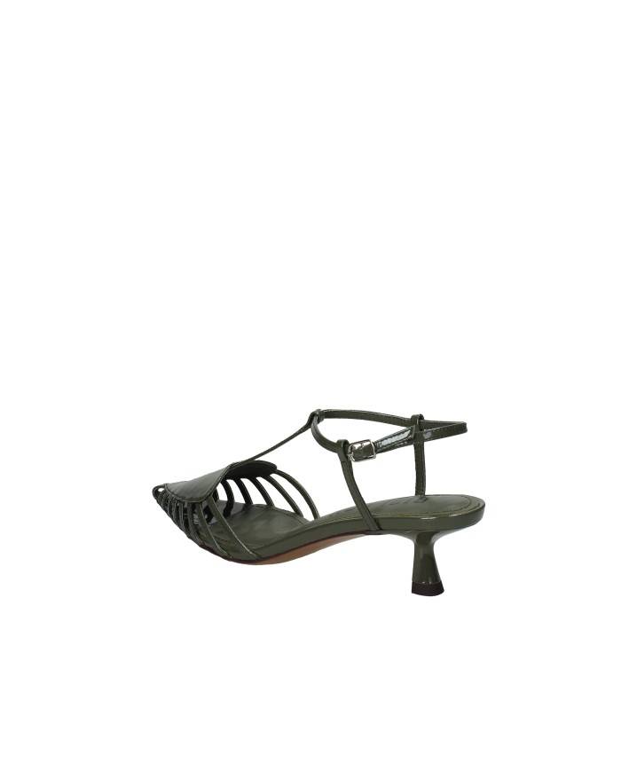 Bibi Lou 678z21vk.vm Décolleté slingback in vernice Verde Militare