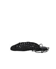 Bibi Lou 704z75vk Ballerine slingback in tessuto intrecciato Nero