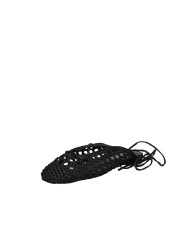 Bibi Lou 704z75vk Ballerine slingback in tessuto intrecciato Nero
