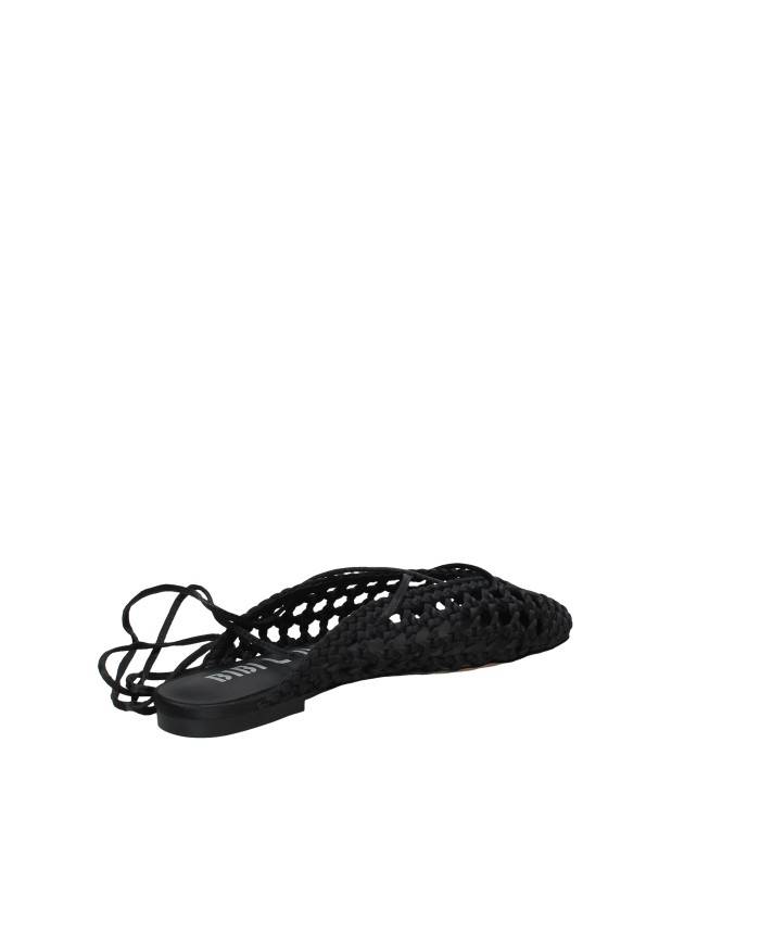 Bibi Lou 704z75vk Ballerine slingback in tessuto intrecciato Nero