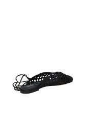 Bibi Lou 704z75vk Ballerine slingback in tessuto intrecciato Nero