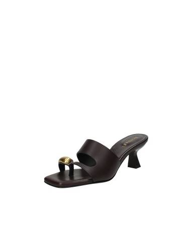DonnaRì gd15g Sandalo alto infradito gioiello in nappa Testa Moro
