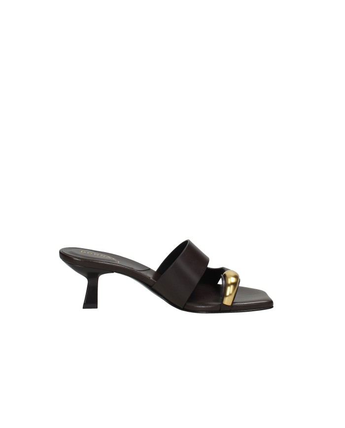 DonnaRì gd15g Sandalo alto infradito gioiello in nappa Testa Moro
