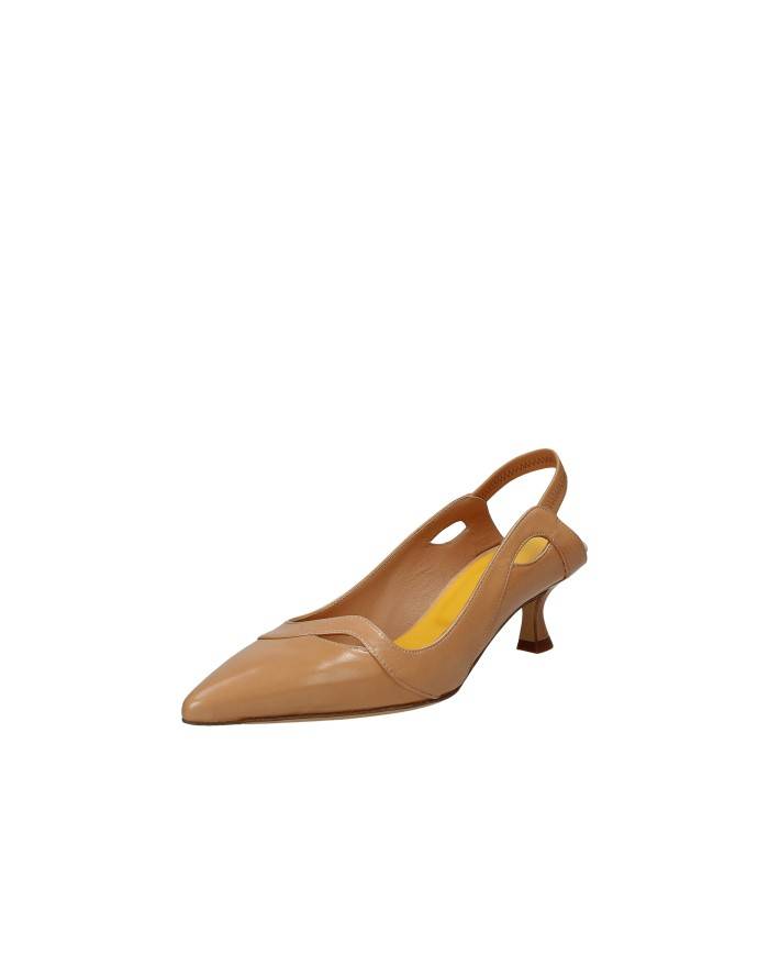 Mara Bini z538 Décolleté slingback in nappa Cammello