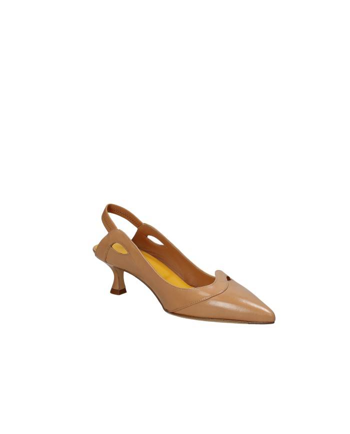 Mara Bini z538 Décolleté slingback in nappa Cammello