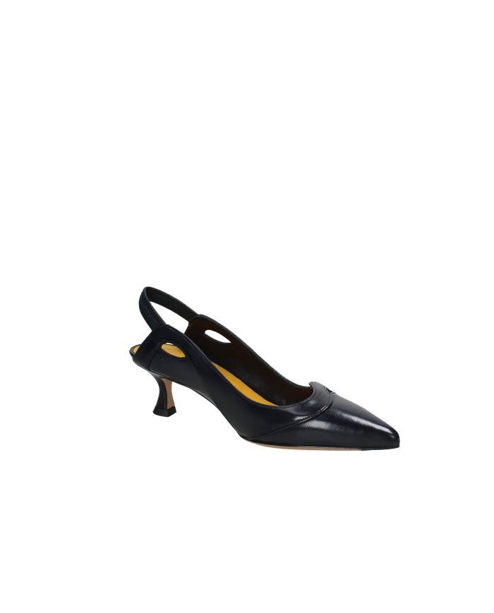 Mara Bini z538 Décolleté slingback in nappa Blu