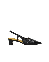 Mara Bini z531 Décolleté slingback con cinturini in nappa Nero