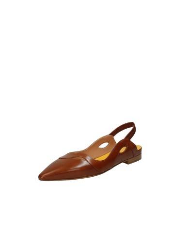 Mara Bini z518 Ballerine slingback in nappa Tan