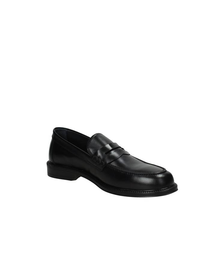 Pawelk's 19036.26 Mocassino classico da uomo in pelle Nero