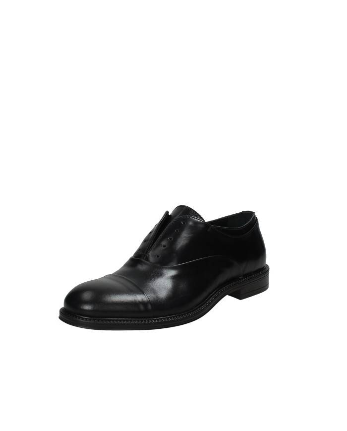 Pawelk's 25100 Scarpa allacciata da uomo in pelle Nero
