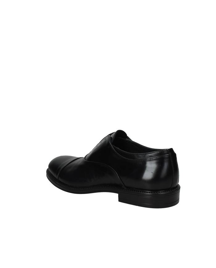 Pawelk's 25100 Scarpa allacciata da uomo in pelle Nero