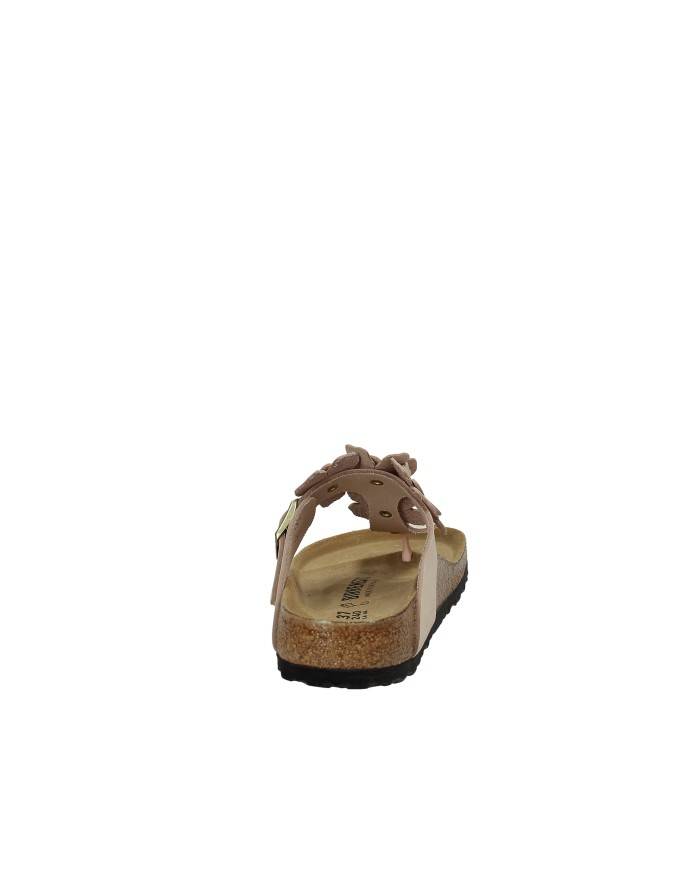 Birkenstock Gizeh Flower.1029287 Sandalo infradito Gizeh floreale in pelle Cipria