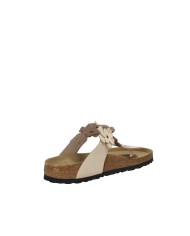 Birkenstock Gizeh Flower.1029287 Sandalo infradito Gizeh floreale in pelle Cipria