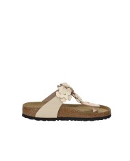 Birkenstock Gizeh Flower.1029287 Sandalo infradito Gizeh floreale in pelle Cipria