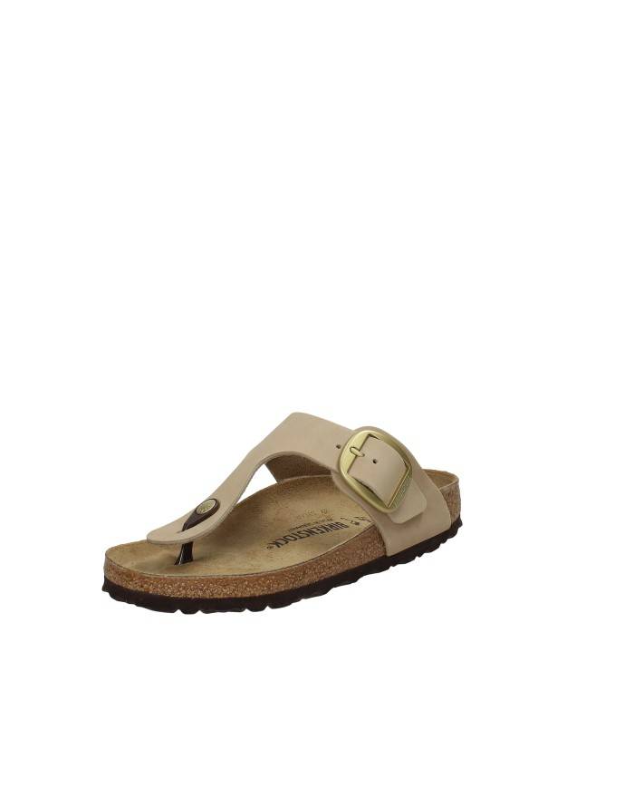 Birkenstock Gizeh Big.1023966 Sandalo infradito Gizeh Big Buckle in nabuk Sabbia