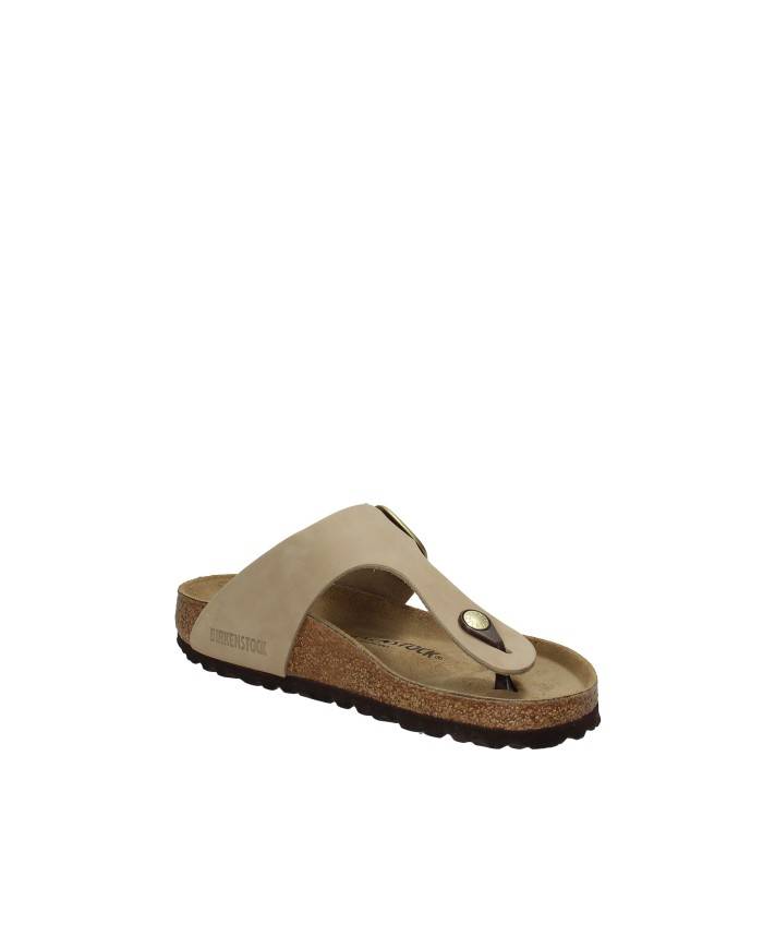 Birkenstock Gizeh Big.1023966 Sandalo infradito Gizeh Big Buckle in nabuk Sabbia