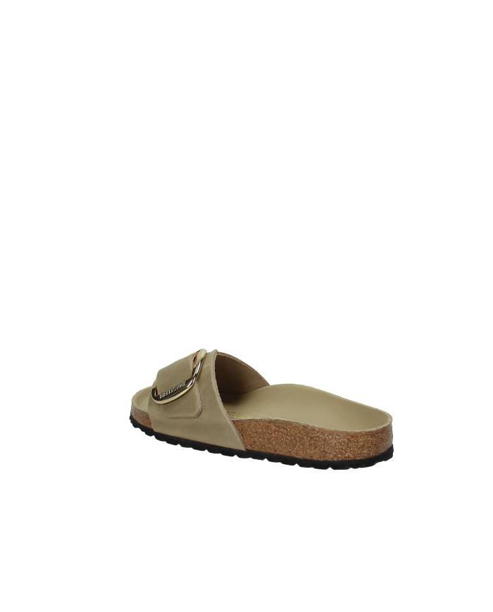 Birkenstock Madrid Big.1030467 Sandalo una fascia Madrid Big Buckle in pelle oliata Taupe