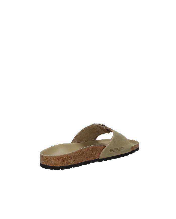 Birkenstock Madrid Big.1030467 Sandalo una fascia Madrid Big Buckle in pelle oliata Taupe