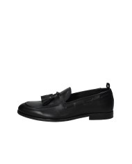 Nicolsadler Havana 02 Mocassino da uomo con nappine in pelle Nero