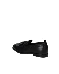 Nicolsadler Havana 02 Mocassino da uomo con nappine in pelle Nero