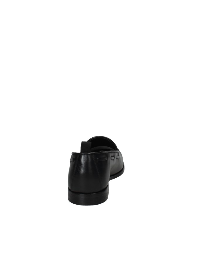Nicolsadler Havana 02 Mocassino da uomo con nappine in pelle Nero