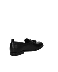 Nicolsadler Havana 02 Mocassino da uomo con nappine in pelle Nero