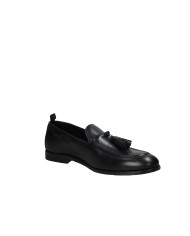 Nicolsadler Havana 02 Mocassino da uomo con nappine in pelle Nero