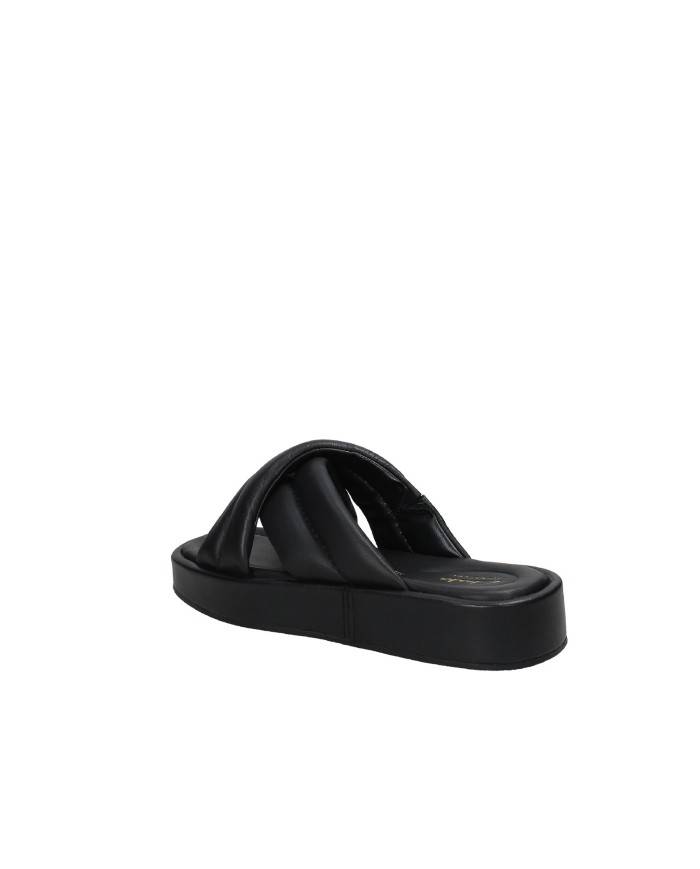 Clarks Alda Glide Sandalo con zeppa in nappa Nero