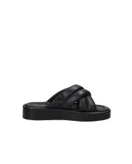 Clarks Alda Glide Sandalo con zeppa in nappa Nero