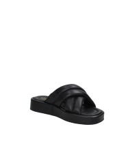 Clarks Alda Glide Sandalo con zeppa in nappa Nero
