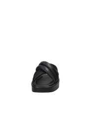 Clarks Alda Glide Sandalo con zeppa in nappa Nero