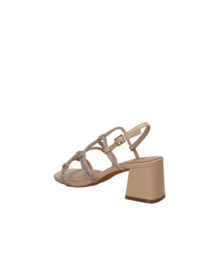 Bibi Lou 958z00hg Sandali alti in maglia e strass Nude