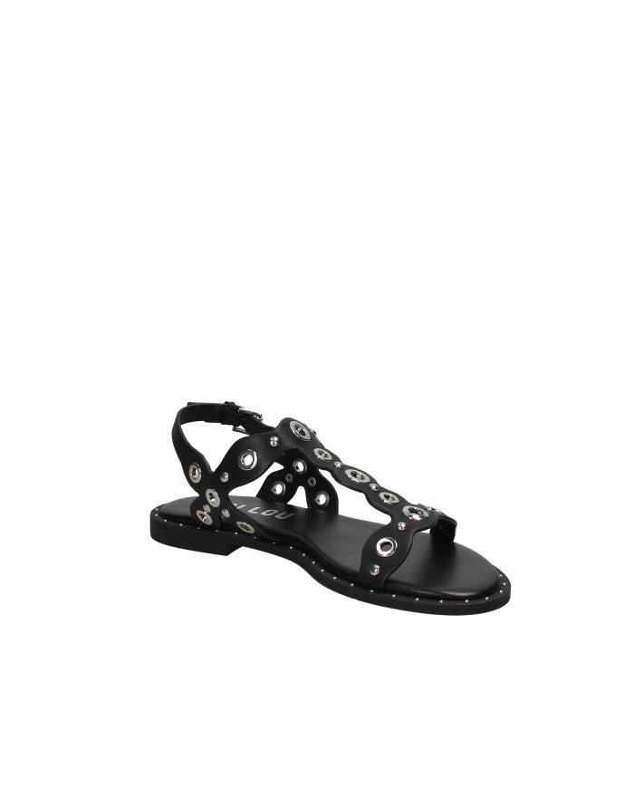 Bibi Lou 946z80hg Sandali bassi con borchie in pelle Nero