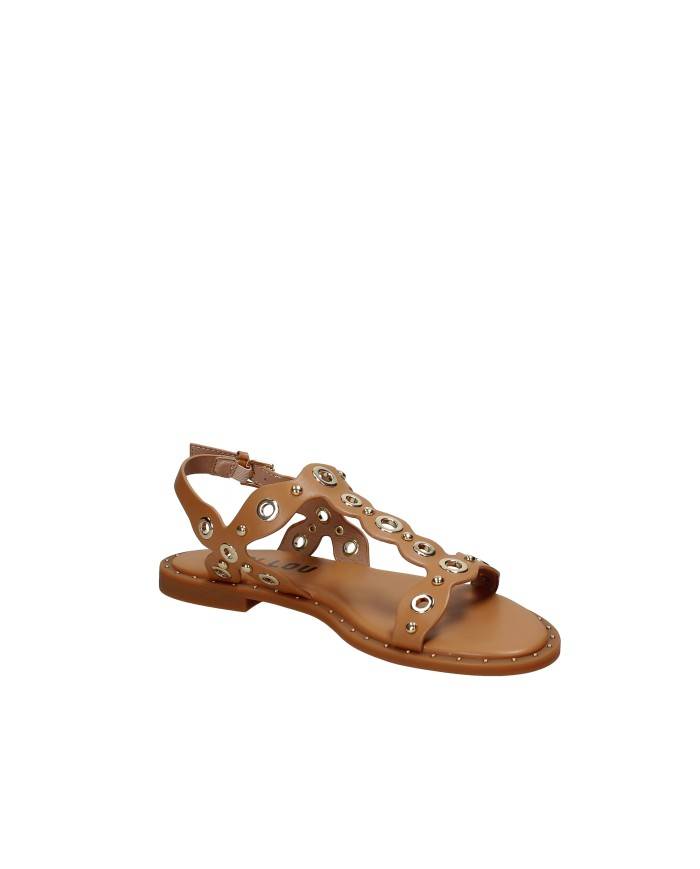 Bibi Lou 946z80hg Sandali bassi con borchie in pelle Tan