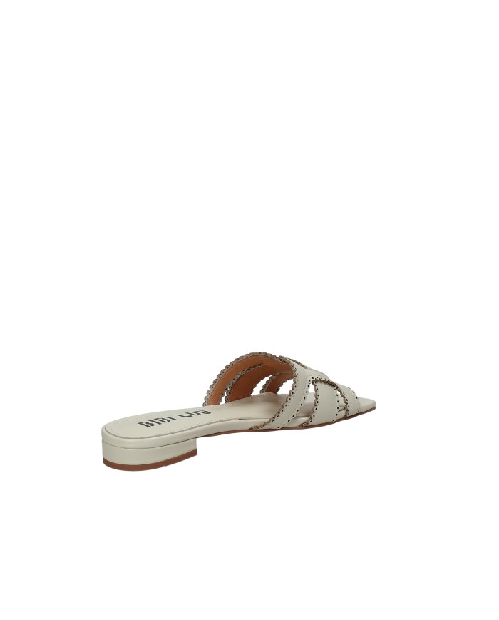 Bibi Lou 755z10vk Sandali bassi in pelle Off White