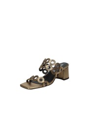 Bibi Lou 627z10vk Sandali scalzati alti in pelle laminata Bronzo