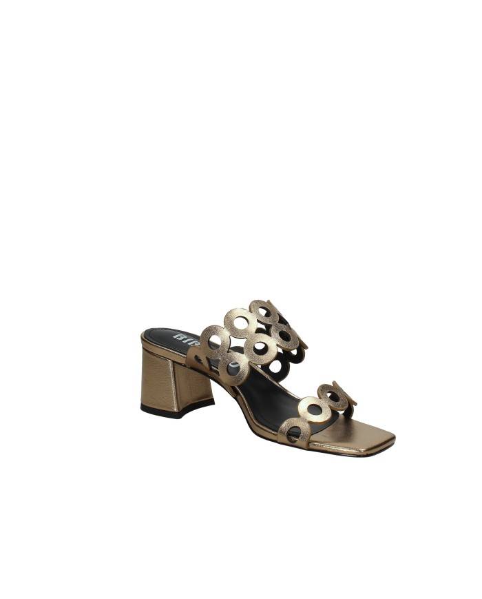 Bibi Lou 627z10vk Sandali scalzati alti in pelle laminata Bronzo