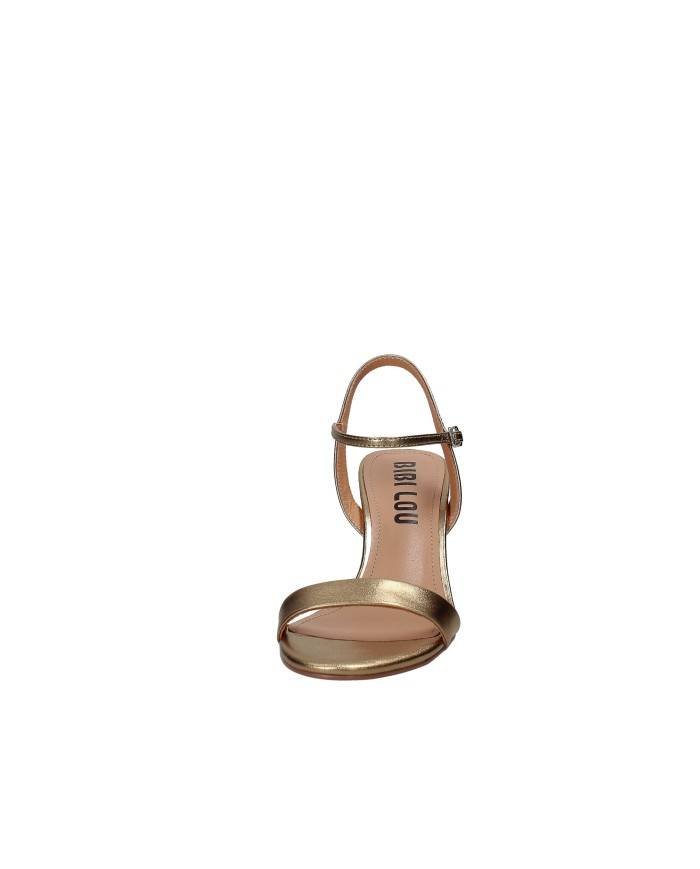 Bibi Lou 512z10vk Sandali con tacco in pelle laminata Bronzo