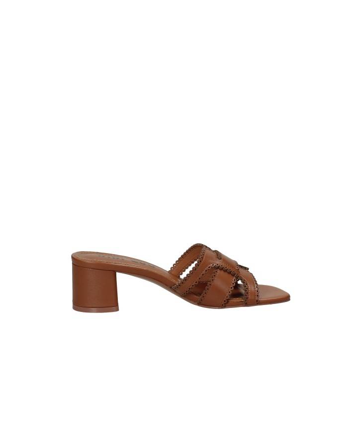 Bibi Lou 756z10vk Sandali scalzati alti in pelle Tan