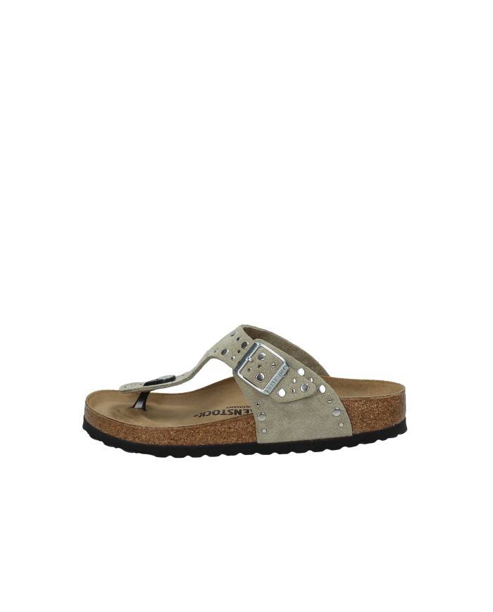 Birkenstock Gizeh Rivet.1029388 Sandali infradito Gizeh in camoscio Taupe