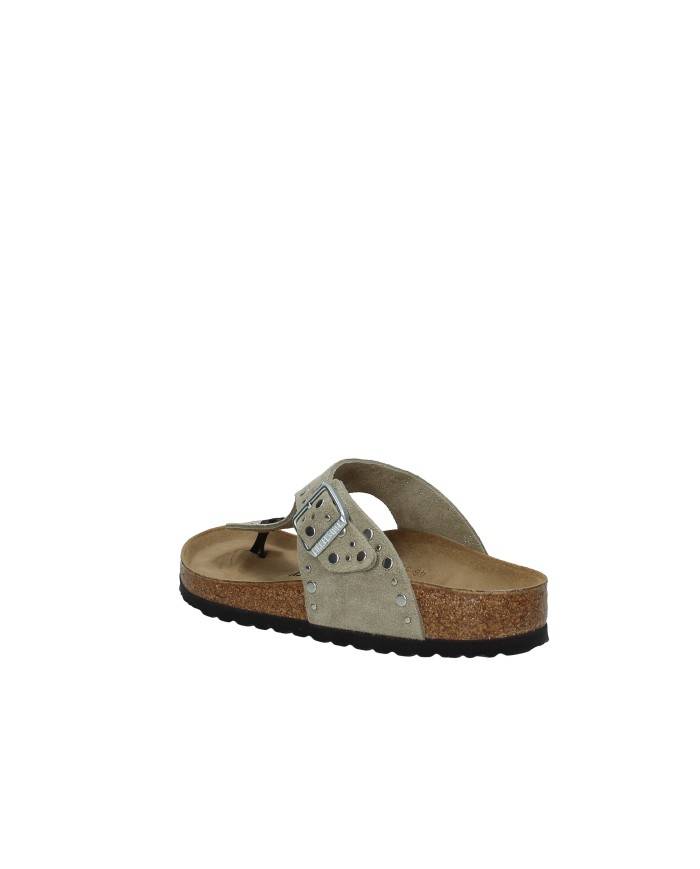 Birkenstock Gizeh Rivet.1029388 Sandali infradito Gizeh in camoscio Taupe