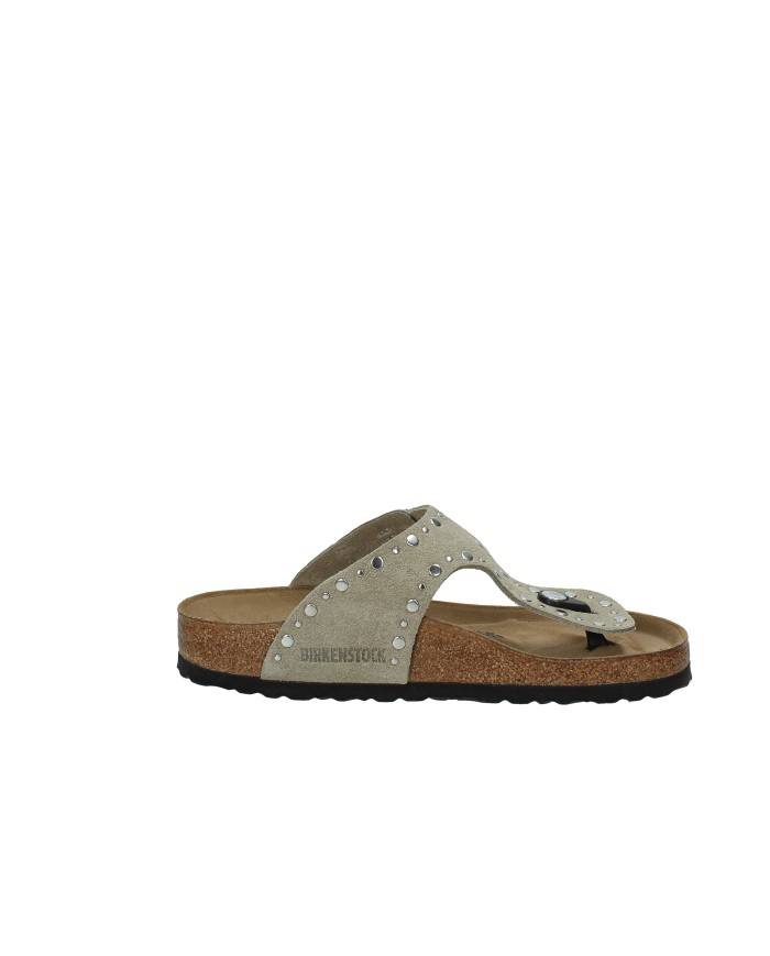 Birkenstock Gizeh Rivet.1029388 Sandali infradito Gizeh in camoscio Taupe