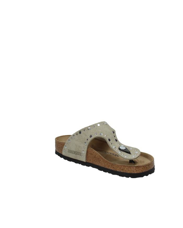 Birkenstock Gizeh Rivet.1029388 Sandali infradito Gizeh in camoscio Taupe