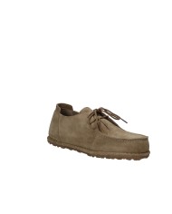 Birkenstock Utti.1027274 Mocassino allacciato in camoscio Taupe