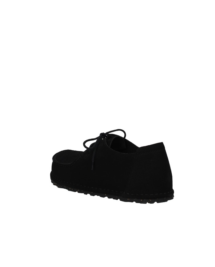 Birkenstock Utti.1028597 Mocassino allacciato in camoscio Nero