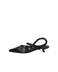 JVAM 40357 Décolleté slingback kitten heel in nappa Nero