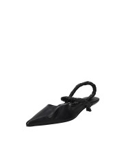 JVAM 40357 Décolleté slingback kitten heel in nappa Nero