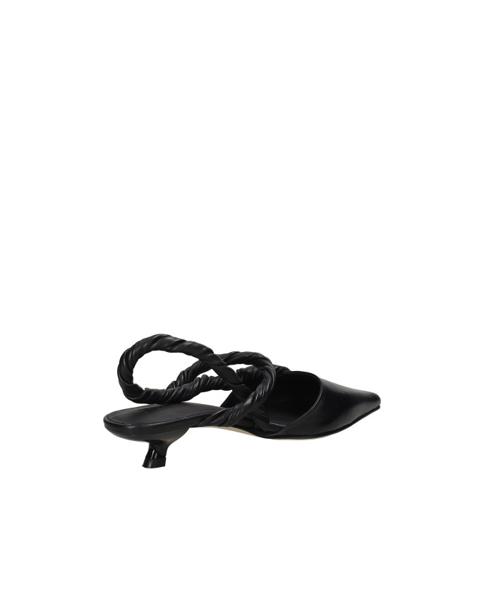 JVAM 40357 Décolleté slingback kitten heel in nappa Nero