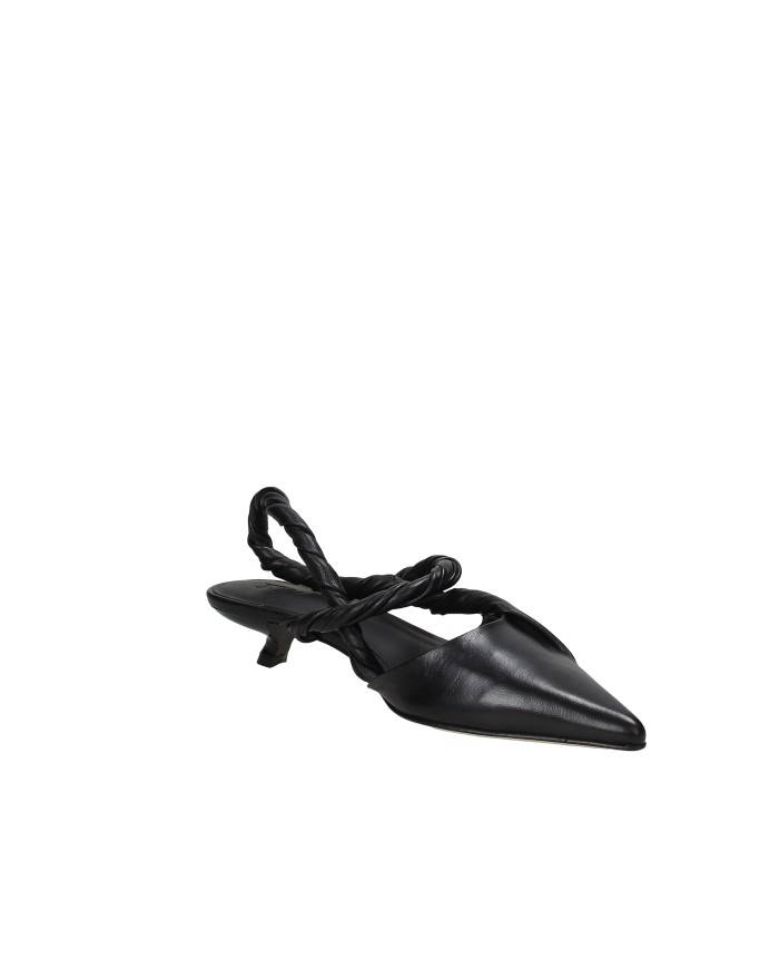 JVAM 40357 Décolleté slingback kitten heel in nappa Nero